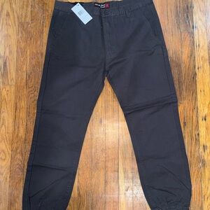 New Men's Black Jogger Pants